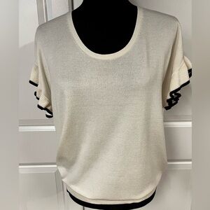 Loft Ruffle Sleeve Sweater